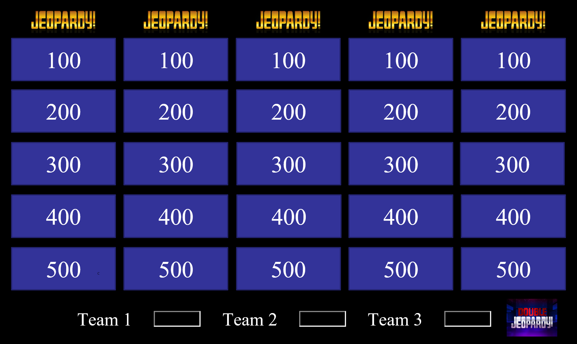 Создание игры jeopardy в powerpoint