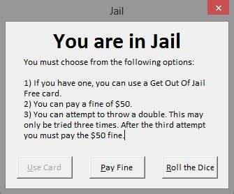 monopoly pay to get out of jail